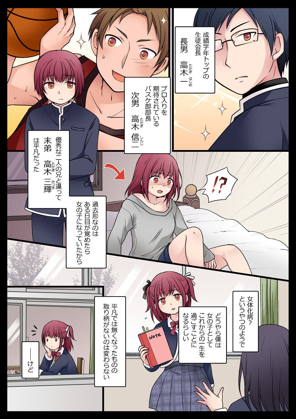 TSして兄達の性処理係になった僕のとある一日 サンプル 1