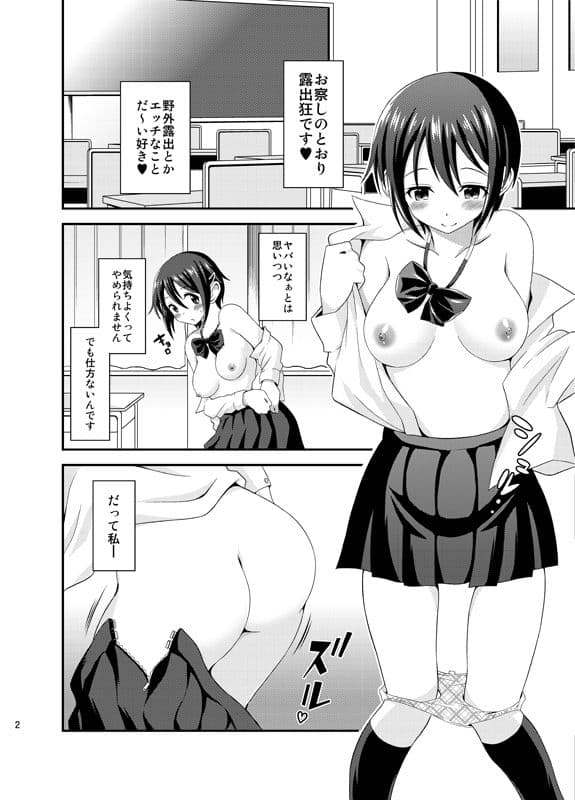 ふたなり露出JKですが？総集編・上 サンプル 1