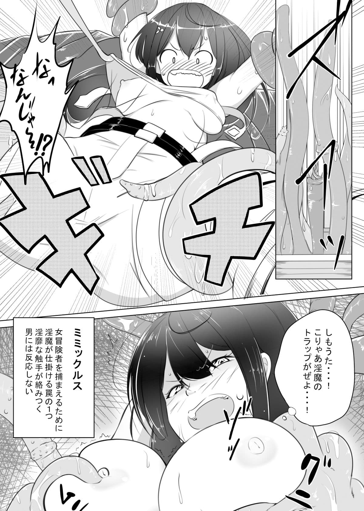 女冒険者が淫魔に捕まった話2 サンプル 2