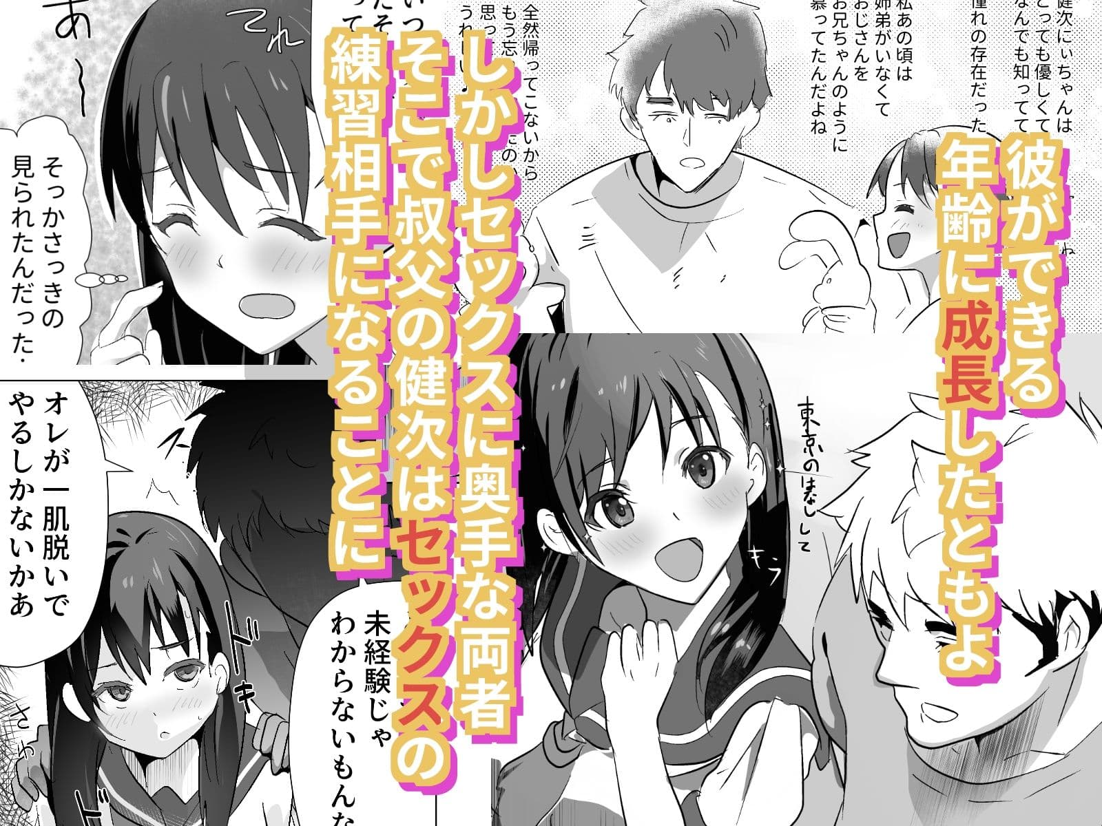 実家に帰って久しぶりに会った姪にカレシを喜ばせる！？中だしセックスレッスン サンプル 2