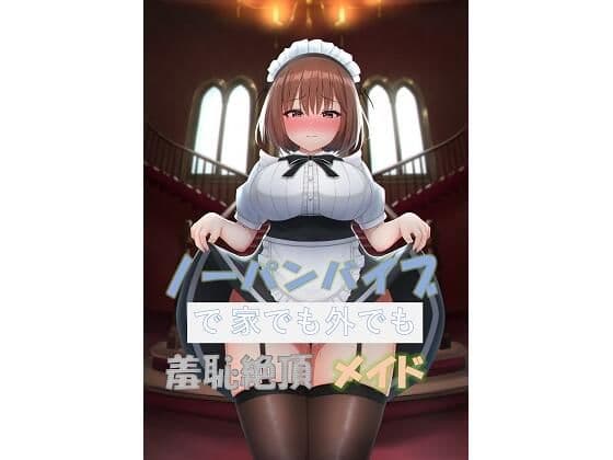ノーパンバイブで家でも外でも羞恥絶頂メイド