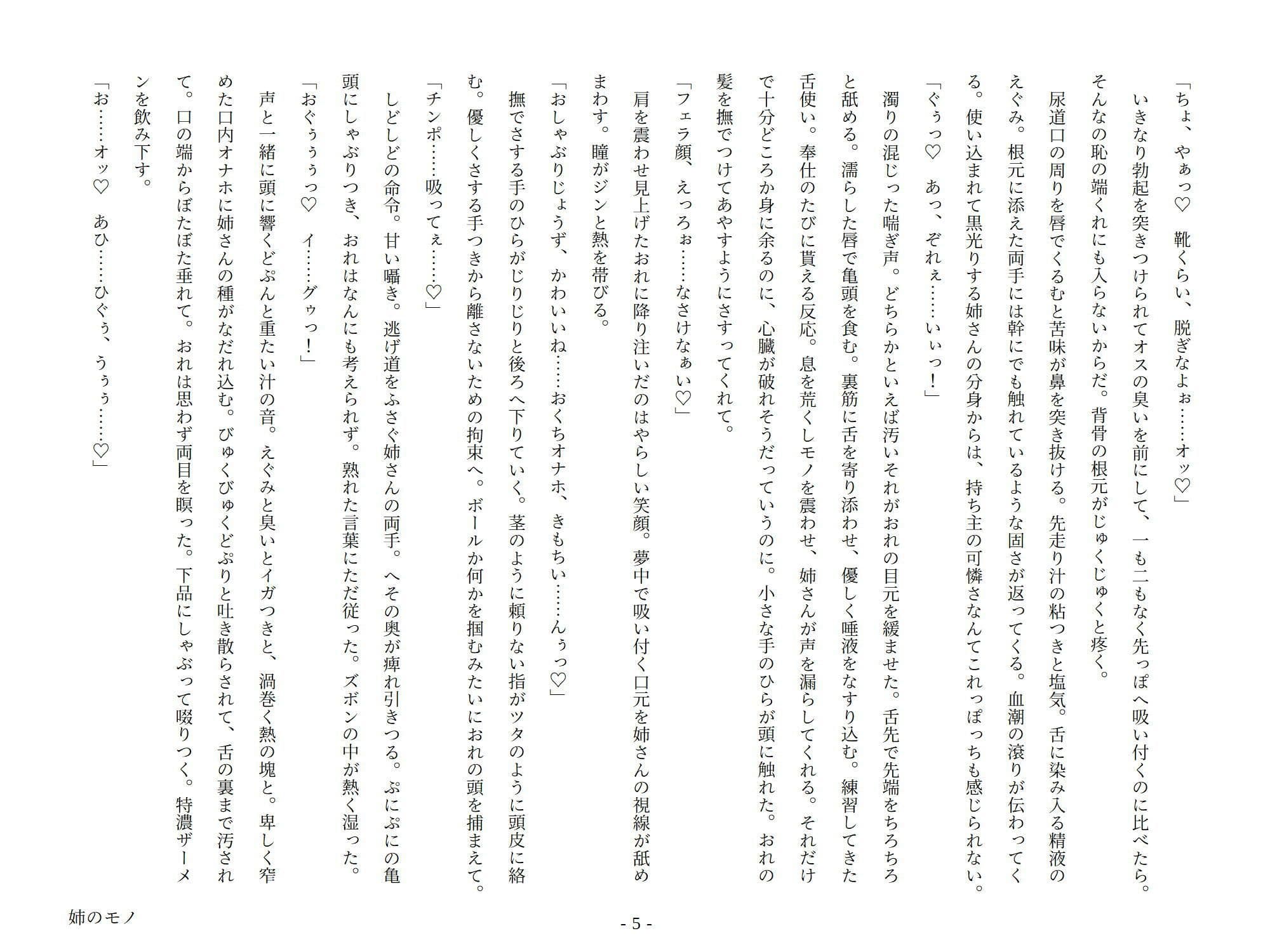 姉のモノ サンプル 4