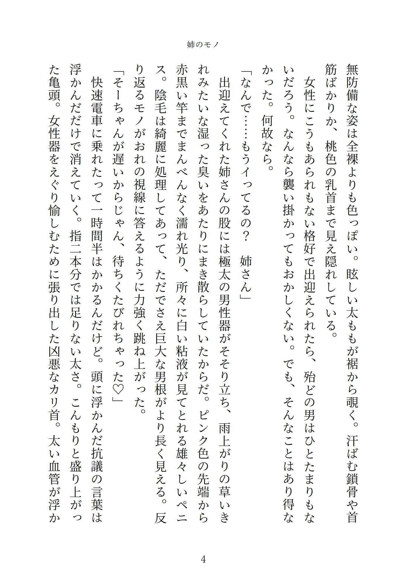 姉のモノ サンプル 8