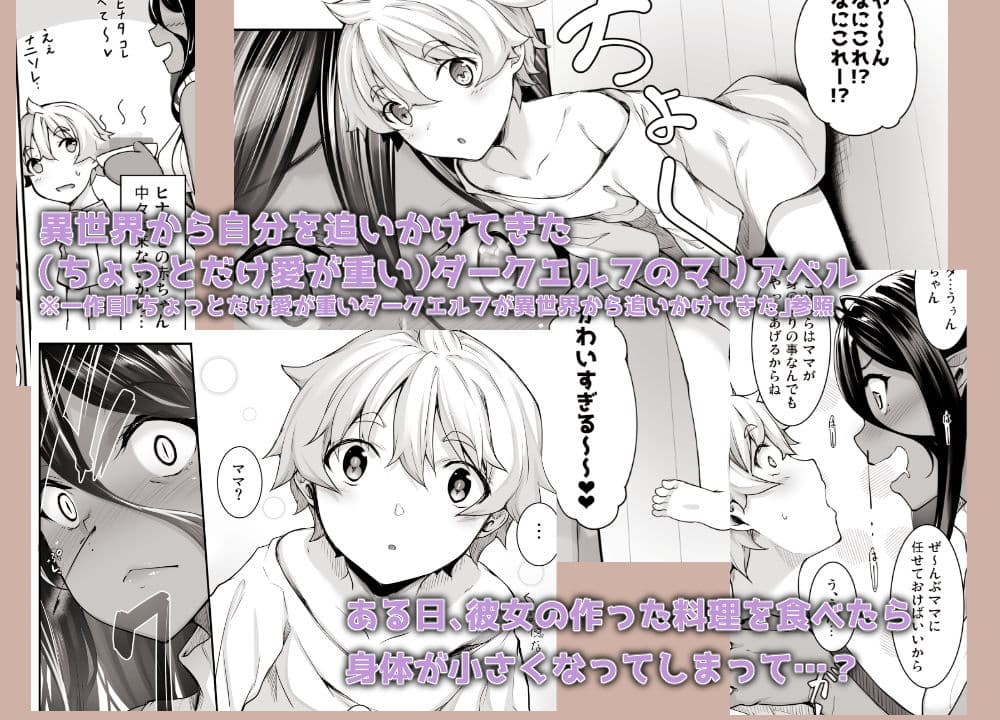 ちょっとだけ愛が重いダークエルフが異世界から追いかけてきた3 サンプル 1