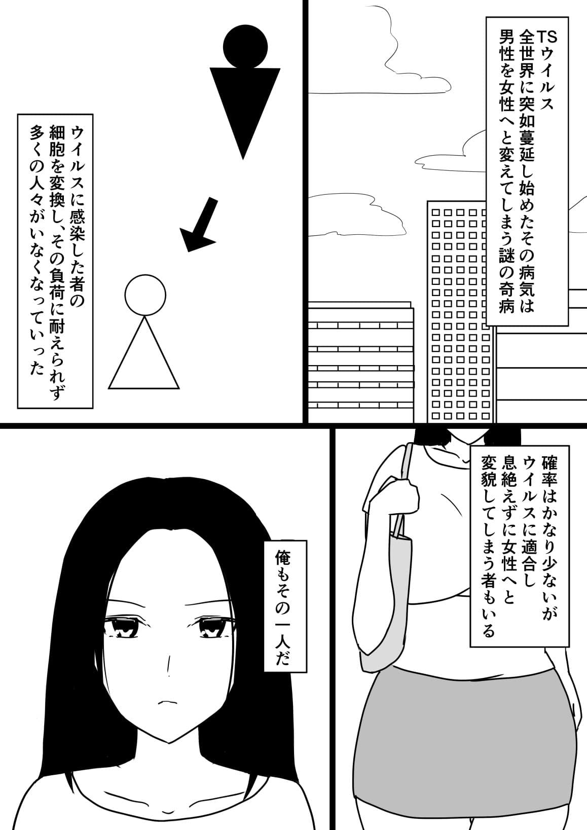 TSサラリーマン〜部下と上司のオナホになった俺〜 サンプル 1