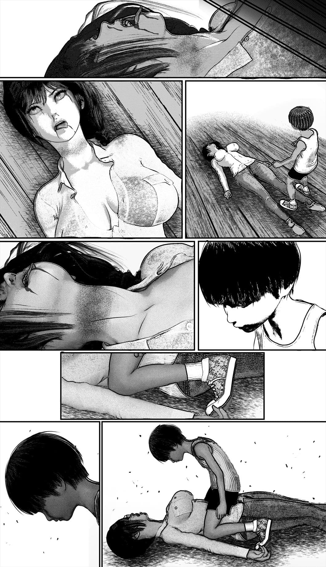 首絞め！！！スナッフ・オナニー・comic サンプル 6