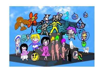 ロウソクのほのお童話とファンへのプレゼントキャラ掲載作品 サンプル 3