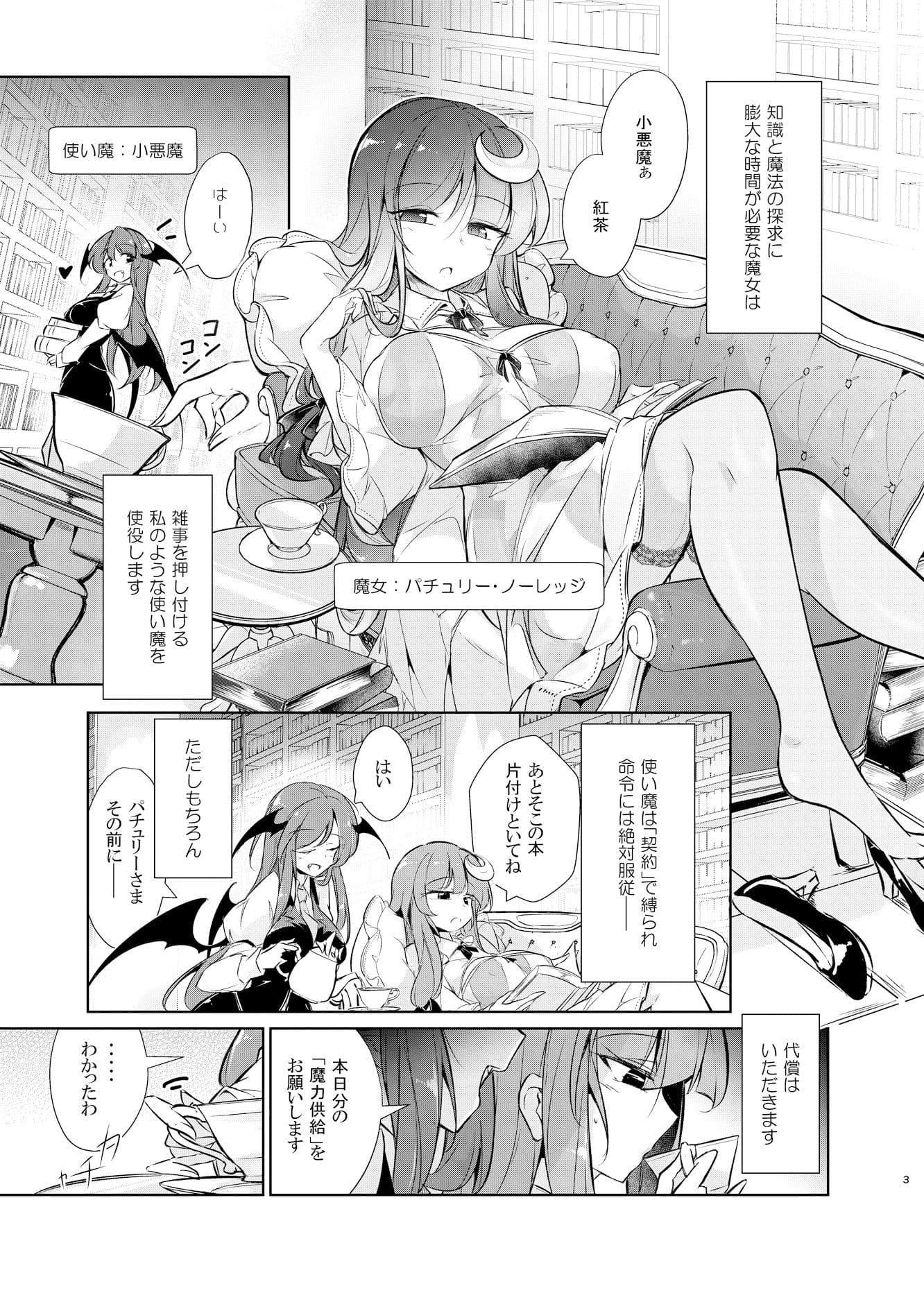 パチュリー魔力搾乳開発 サンプル 2