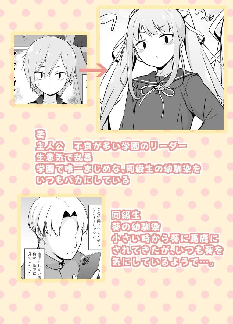 生意気ヤンキーが女装をしたら サンプル 6