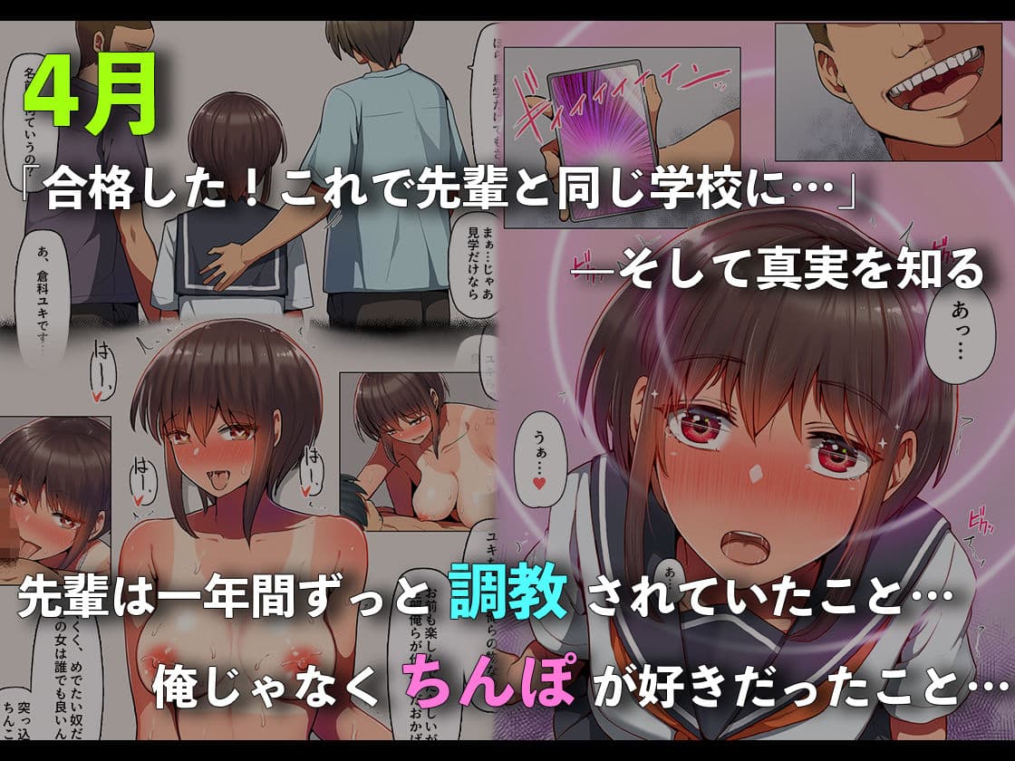 堕とされ彼女-何も知らない彼氏くんと会う度にエロくなる先輩彼女編- サンプル 5