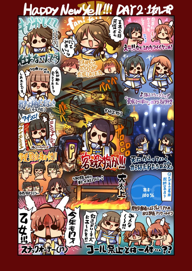 765とデレとミリとシャニ 漫画とイラストとライブレポ サンプル 2