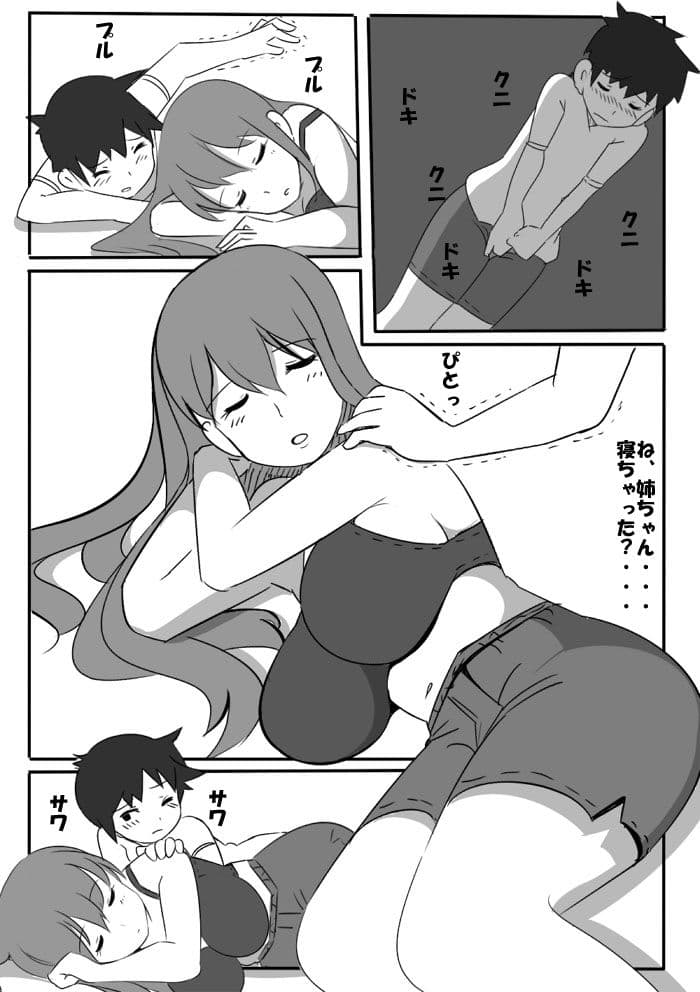 寝ている姉さんにいたずら サンプル 7