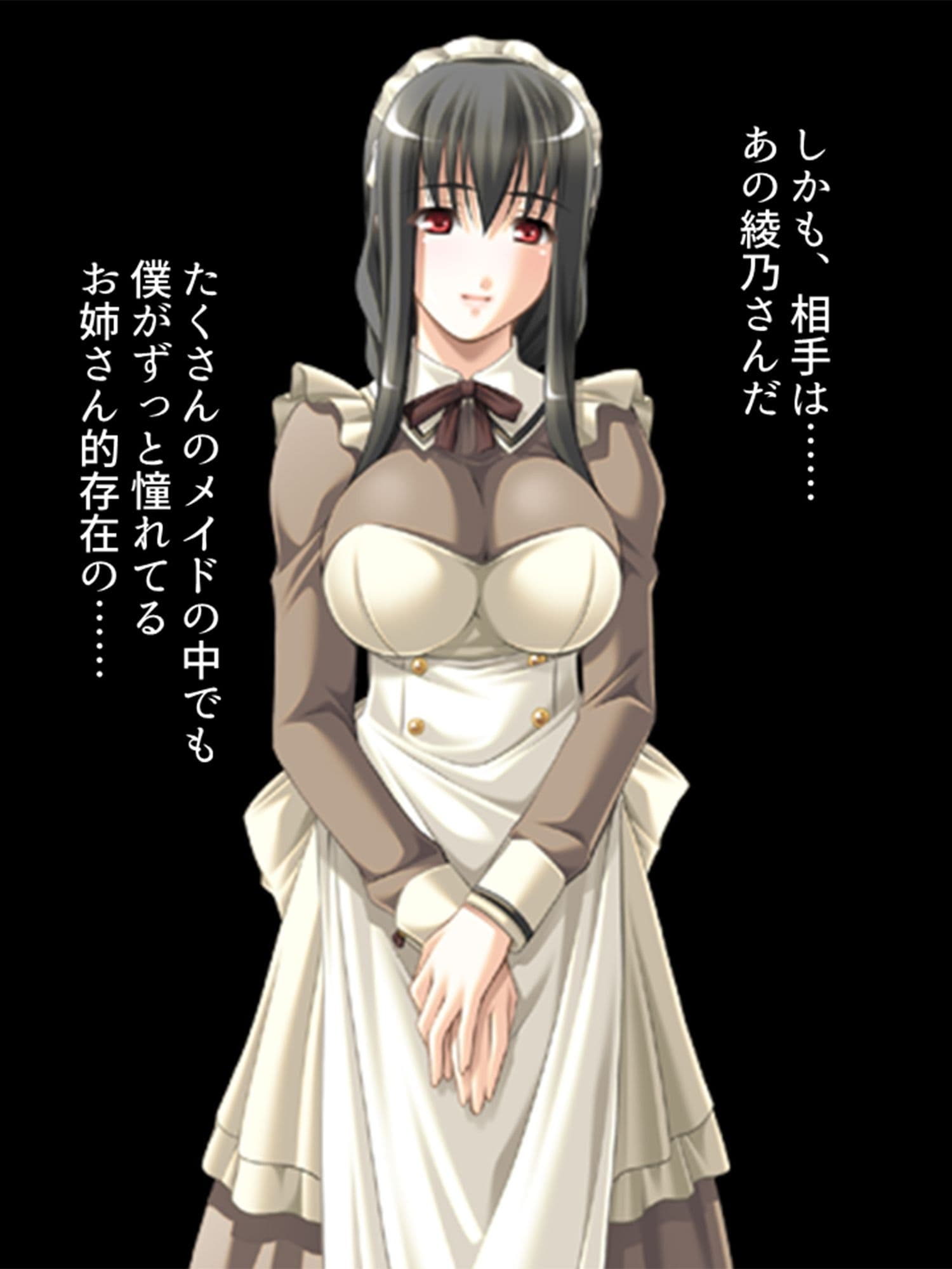 黒髪お姉さんメイドの桃色いちゃらぶご奉仕生活 上巻 サンプル 1
