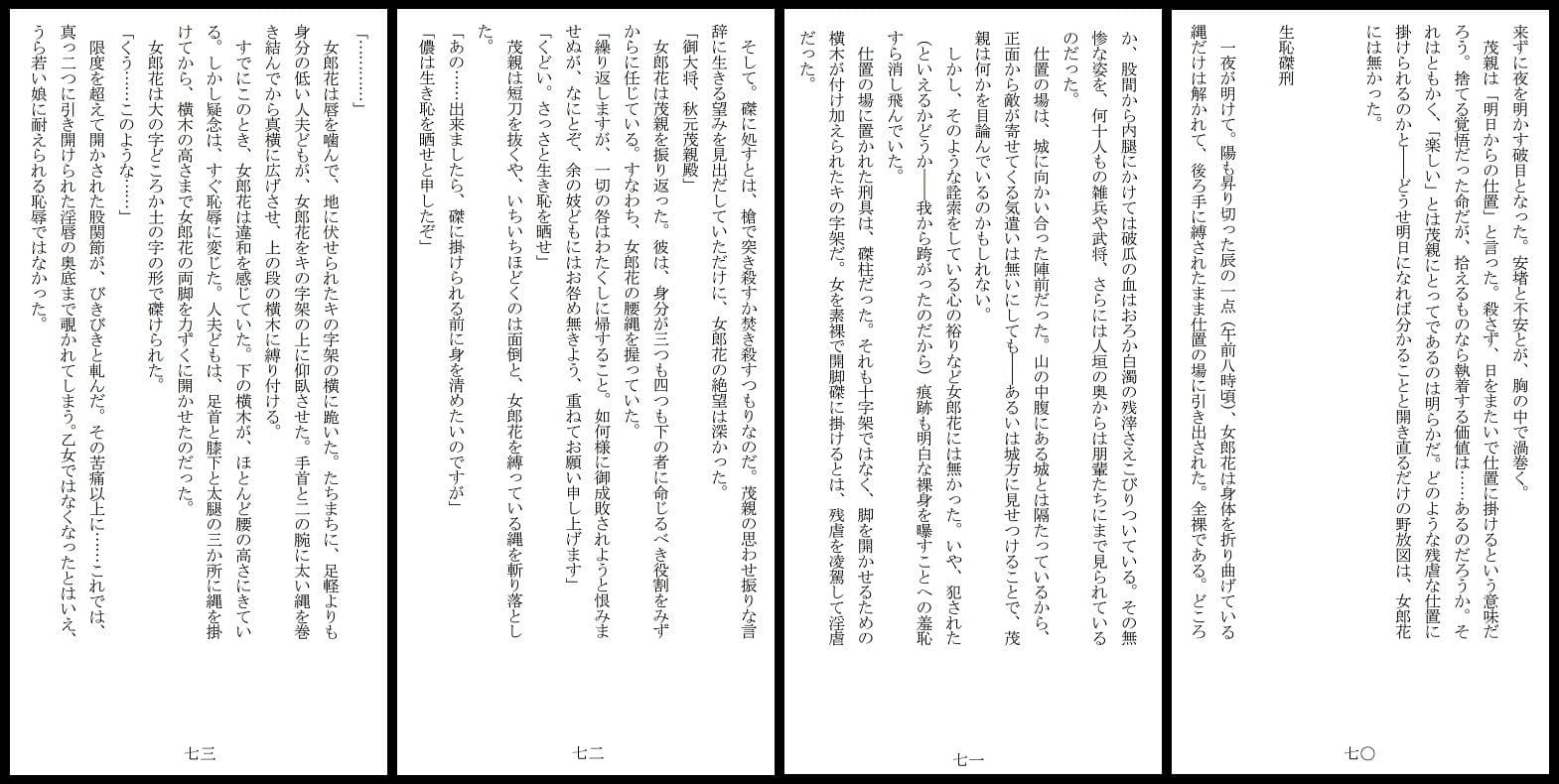 売姫三日晒し サンプル 4