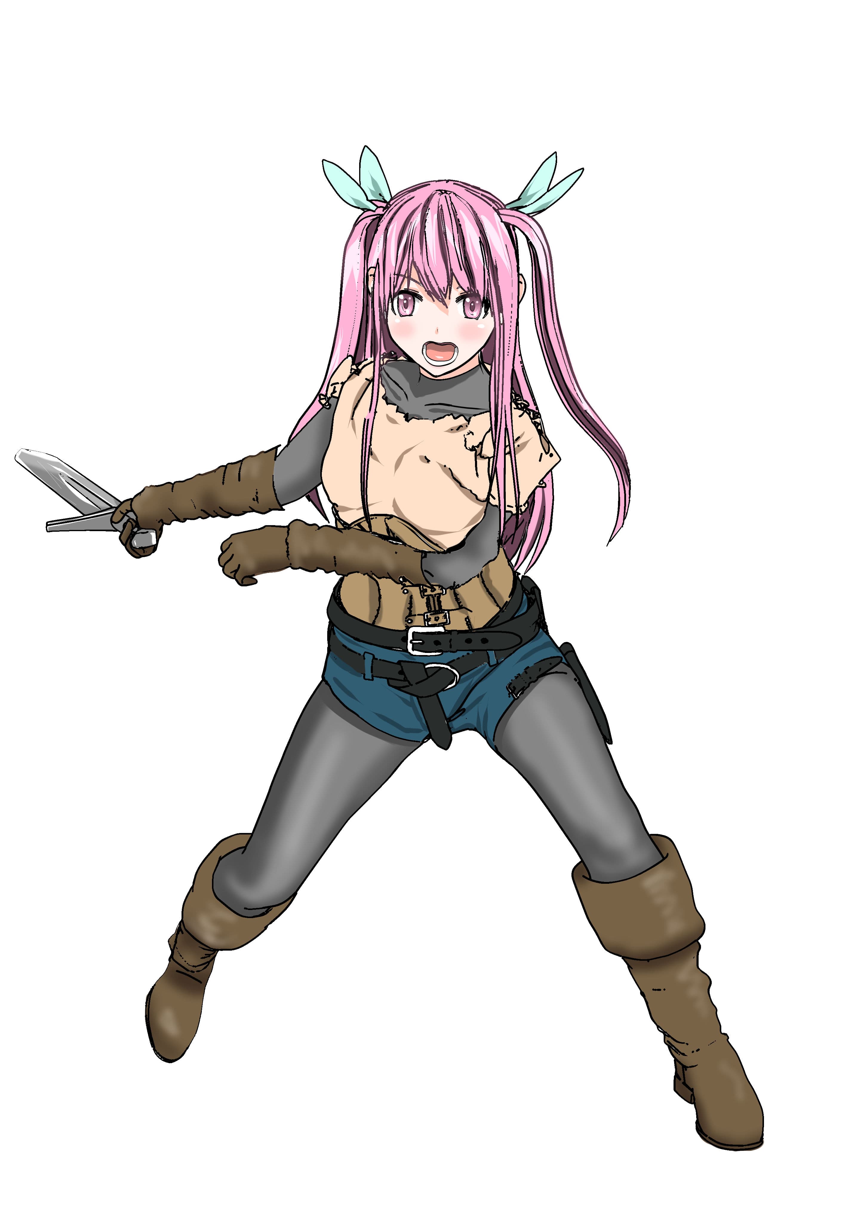 少女騎士がオークに捕まり苗床になる話し。 サンプル 3