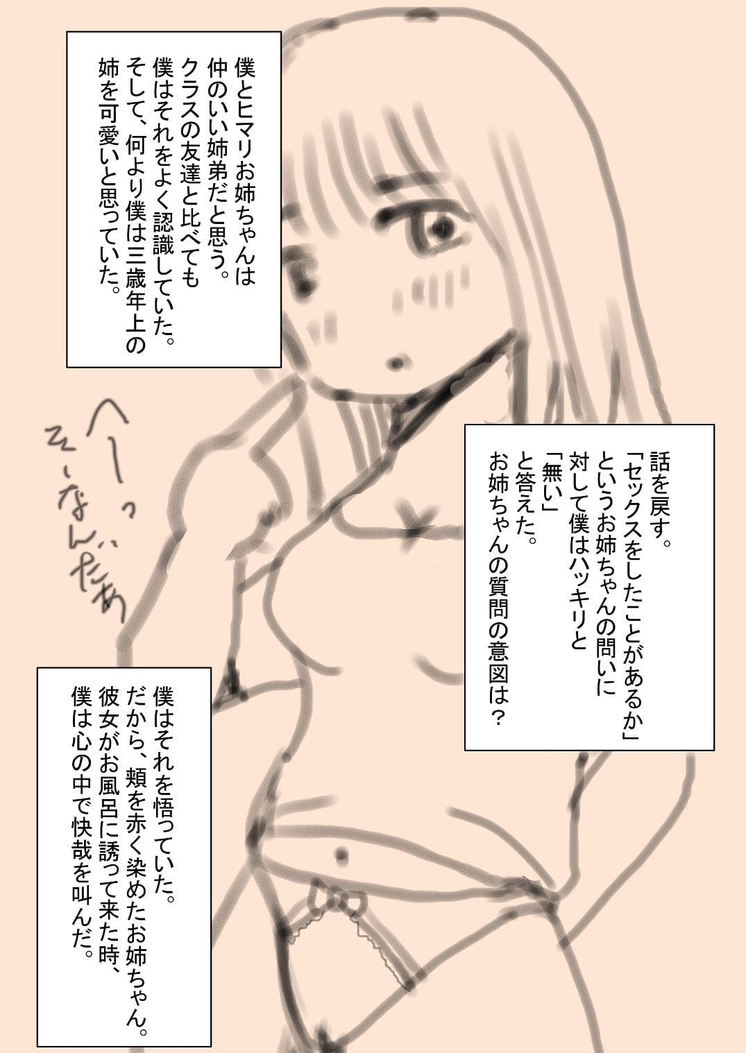 クラスで優等生の僕のお姉ちゃん パパとママがいない間に お風呂で僕といちゃらぶセックス サンプル 3