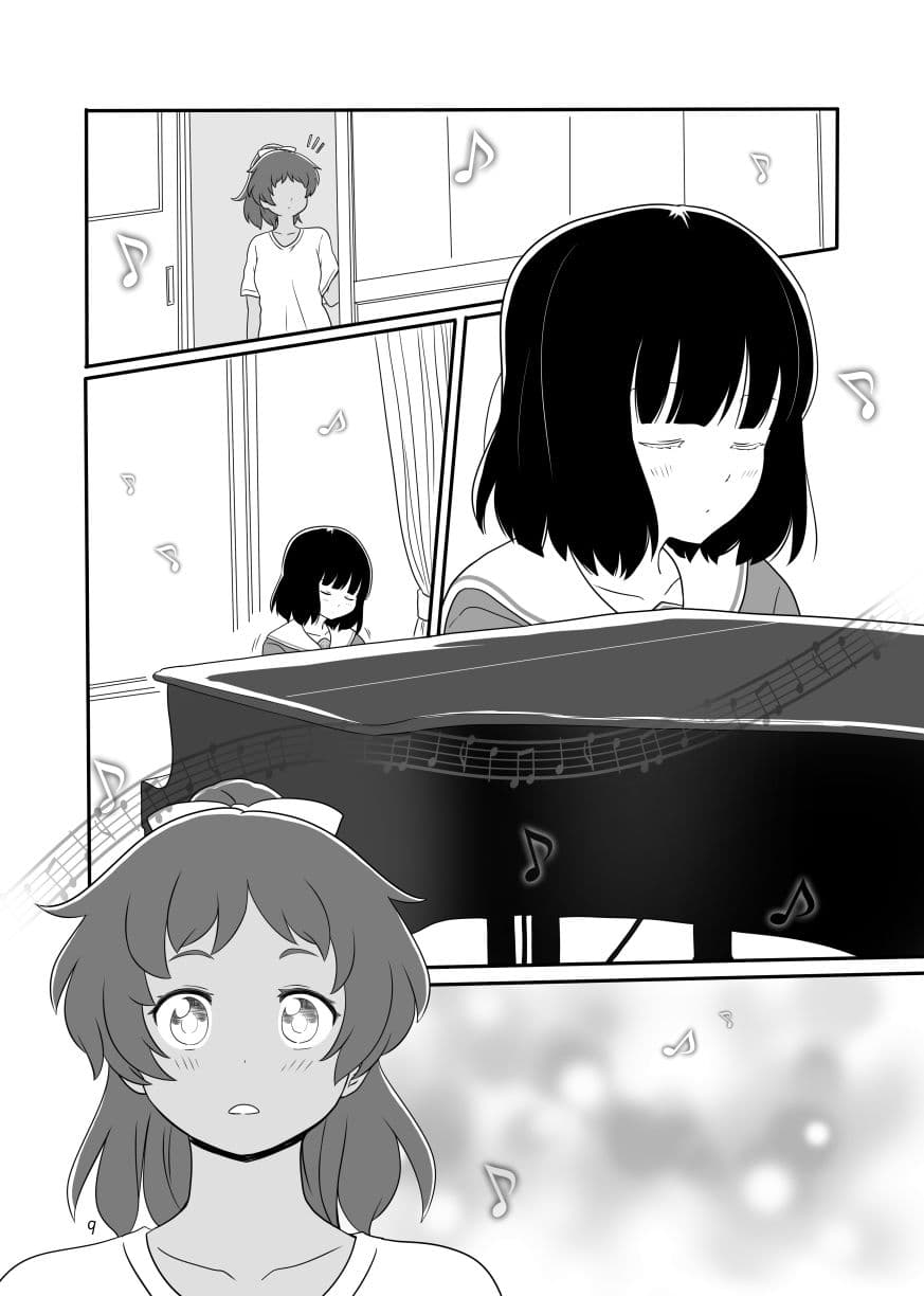 後輩のお嬢様がグイグイくる百合まんが サンプル 2