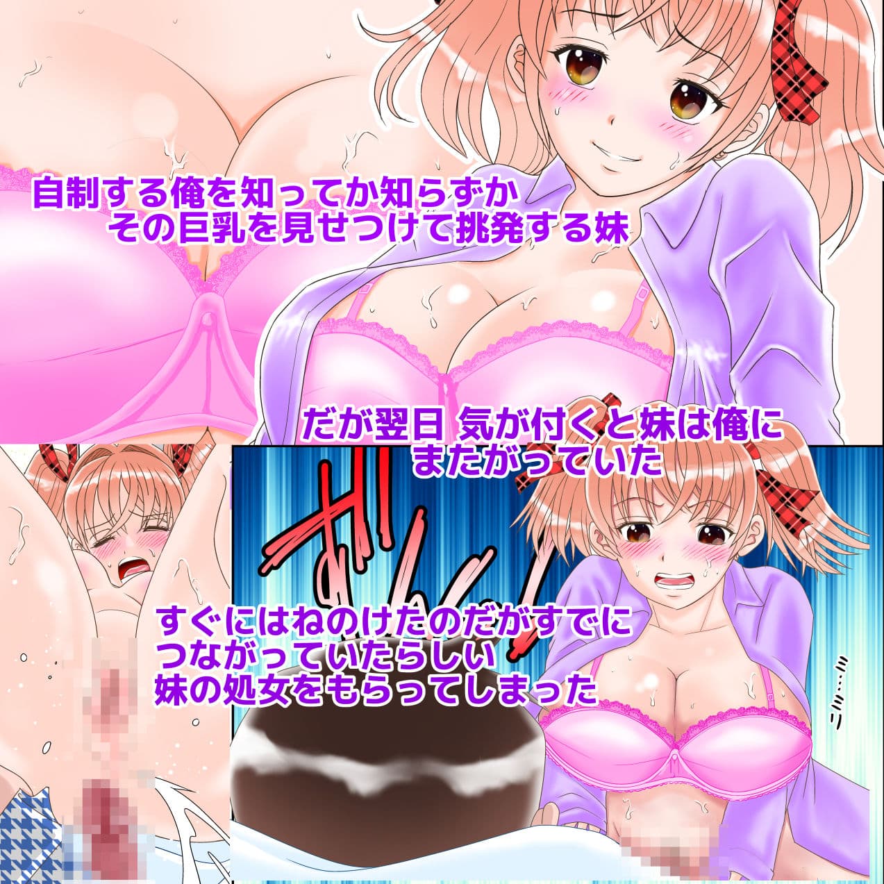 巨乳の妹が襲ってきたから… サンプル 2