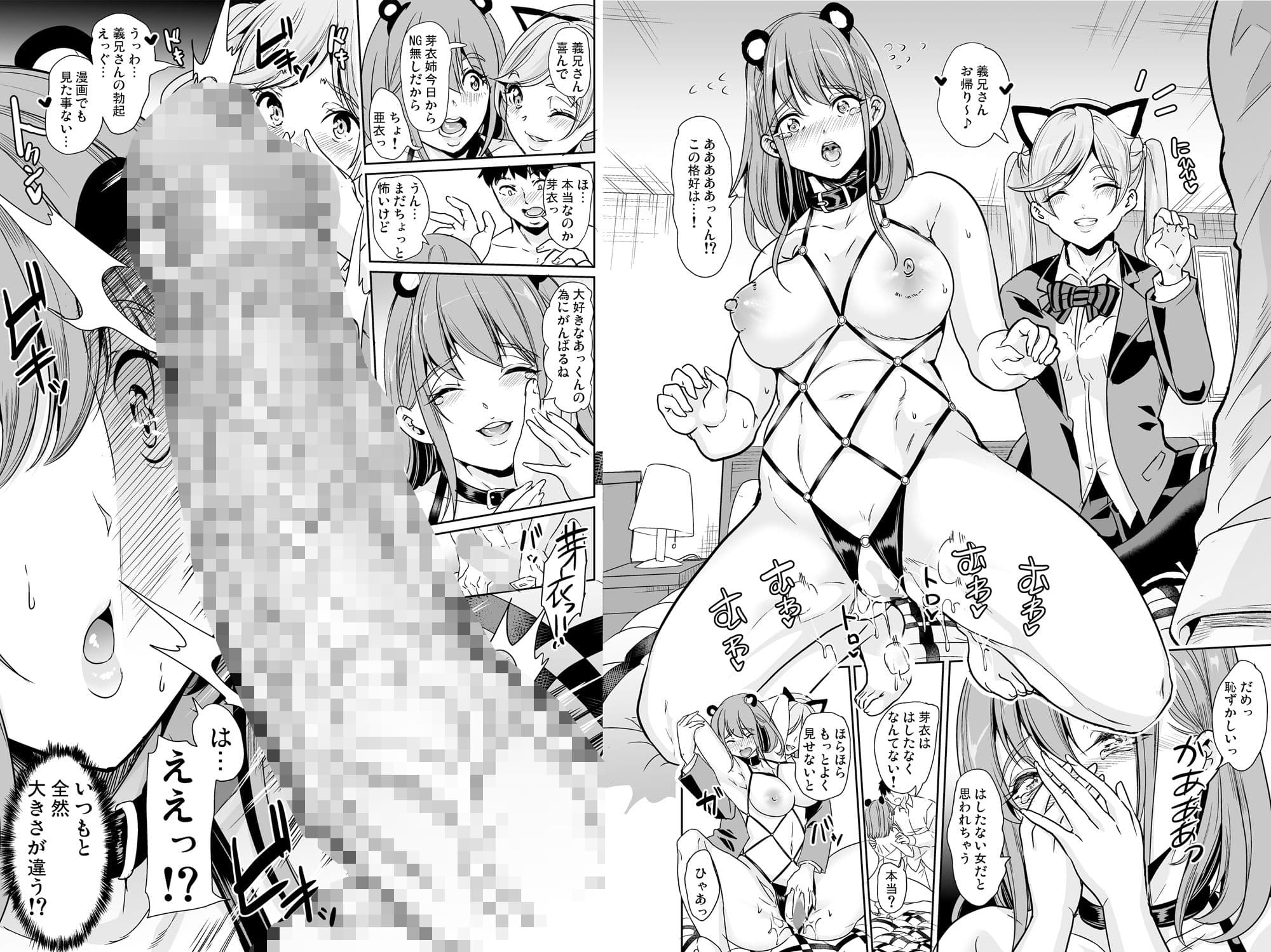 妻のNGが無くなって行く 〜妻と義妹の姉妹丼〜 サンプル 1