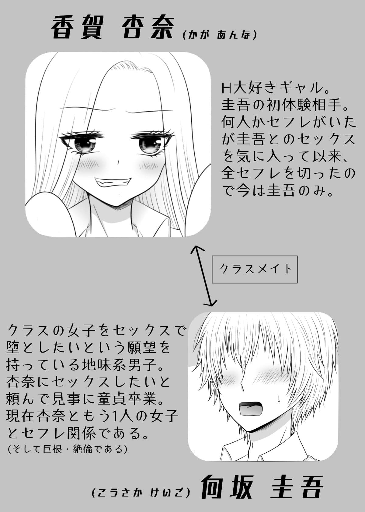 セフレのクラスメイトとひたすらヤるだけ サンプル 1