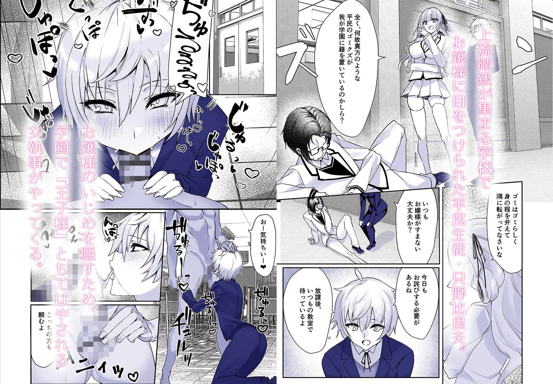 お嬢様からイジメられている俺にボーイッシュドスケベ執事女がお詫びSEXにくる話 サンプル 1