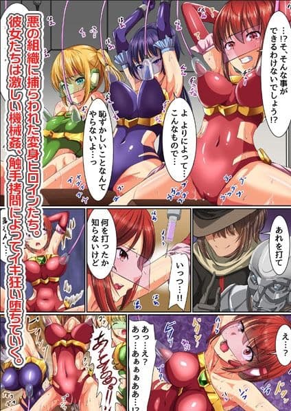 触手でヒロインを・肉人形女子を・ギャル姉をハメ放題！フルカラー総集編4本パック全100ページ サンプル 2