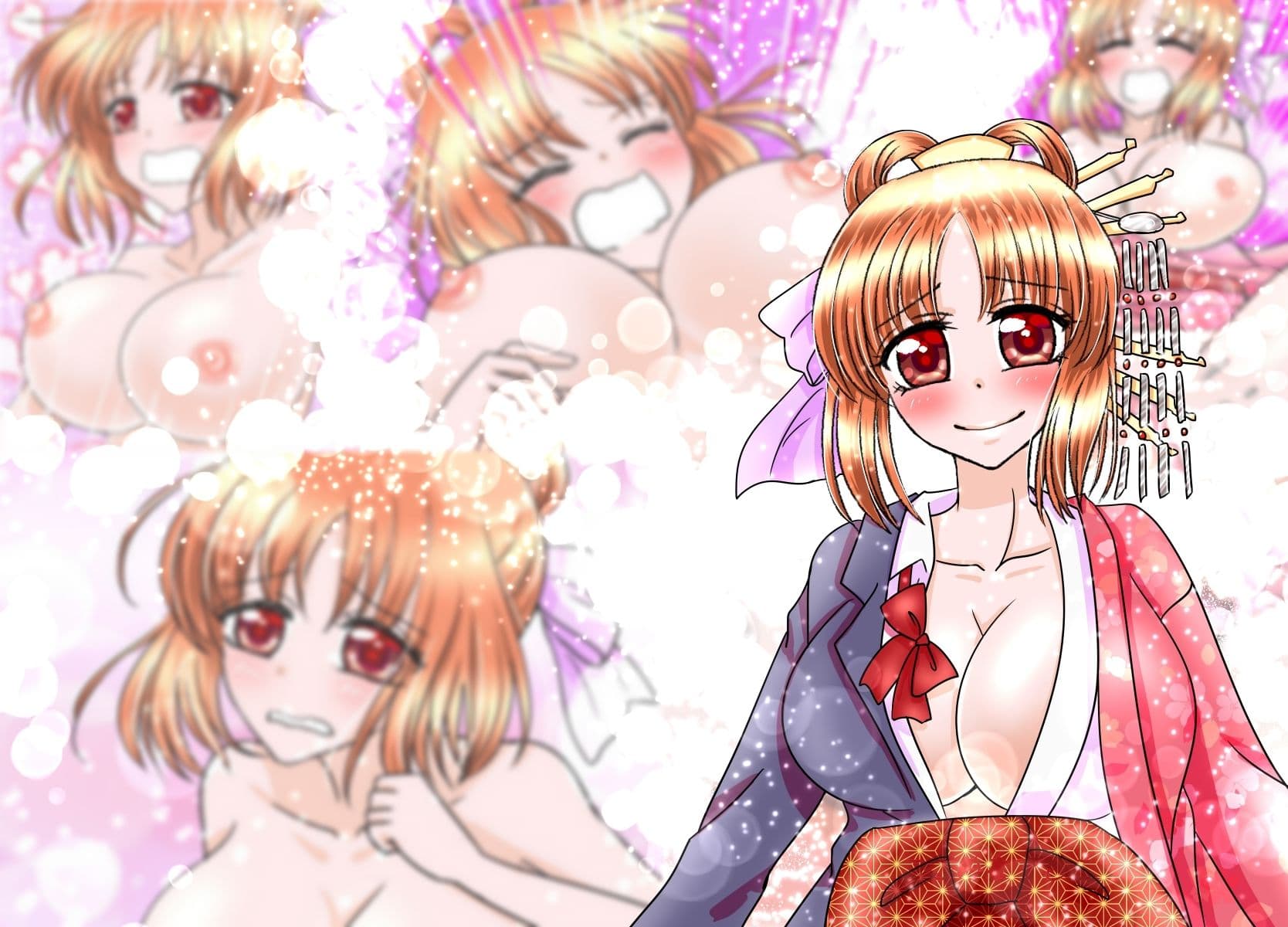 JK花魁の淫らなご奉仕 サンプル 9