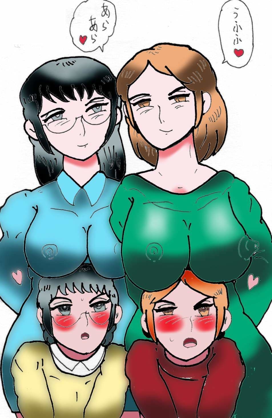 母子相姦クラブWXY レズママvsショタ息子ズ サンプル 1