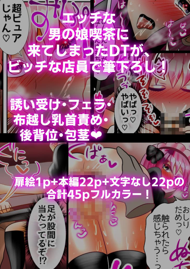 敏感ビッチの男の娘メイドはDTクンをじゅぽじゅぽしゃぶりたいっ！ サンプル 10