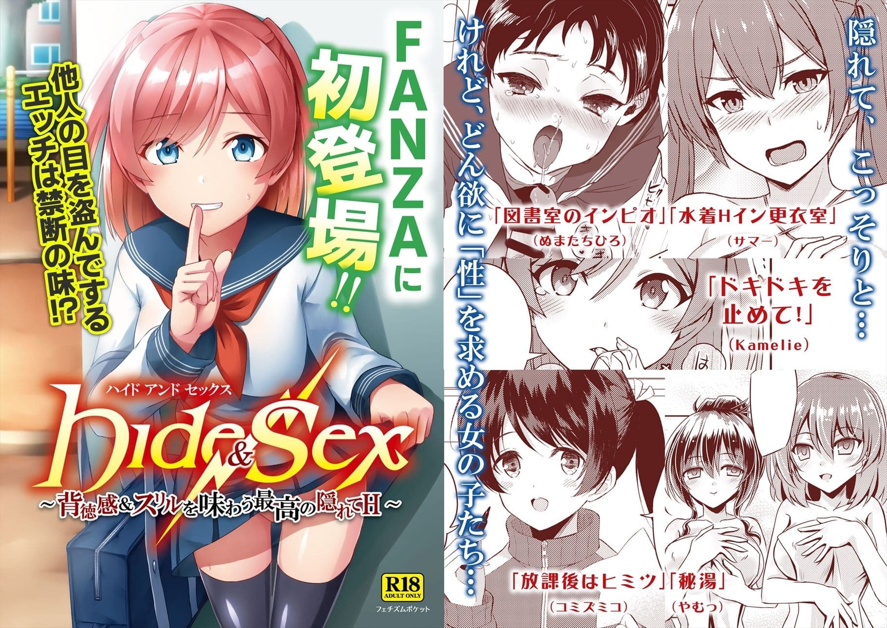 Hide ＆ Sex 〜背徳感＆スリルを味わう最高の隠れてH〜 サンプル 1