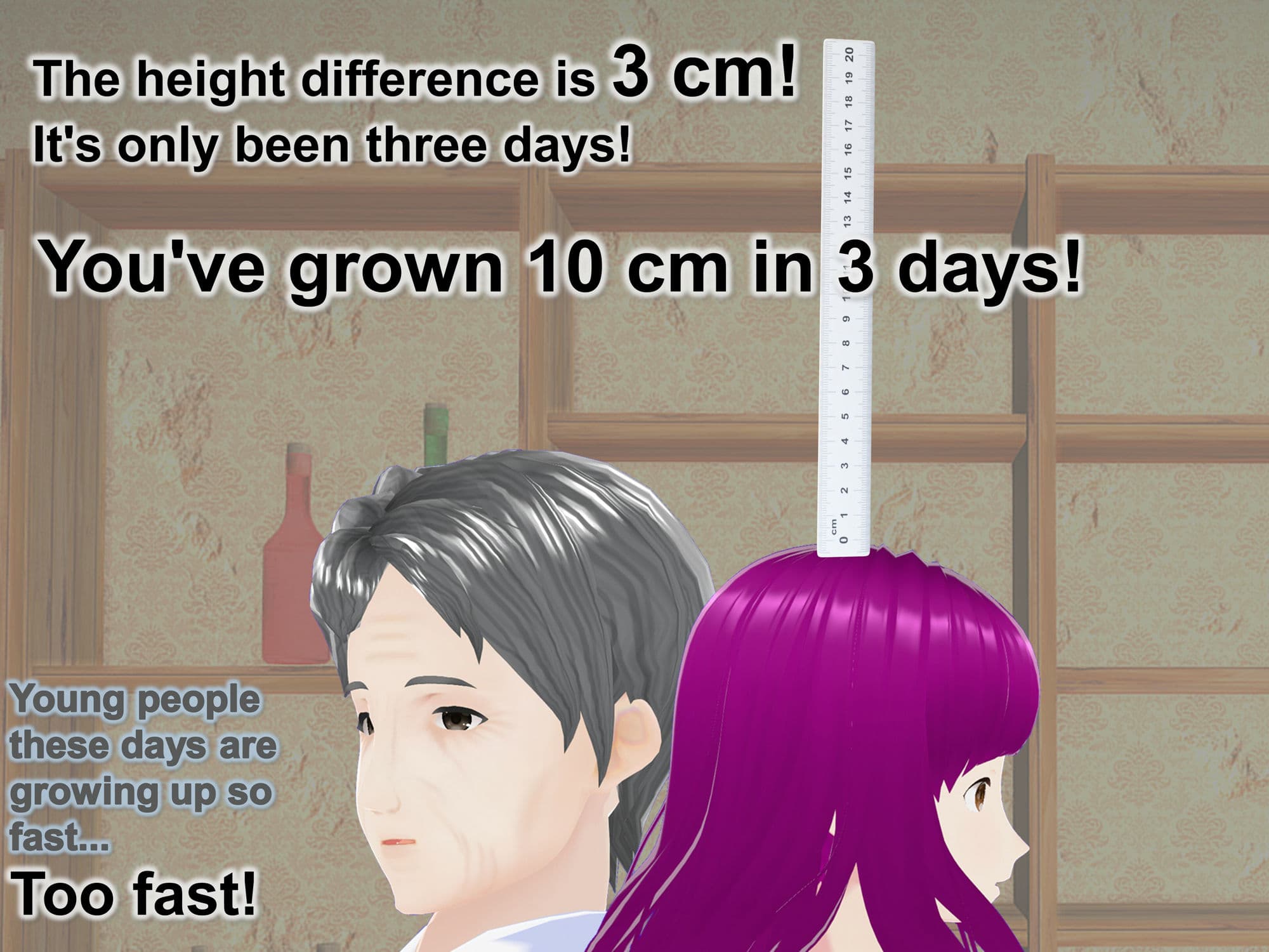 Outgrowing only girls， Overtake boys， Growth sound in the cafe サンプル 2