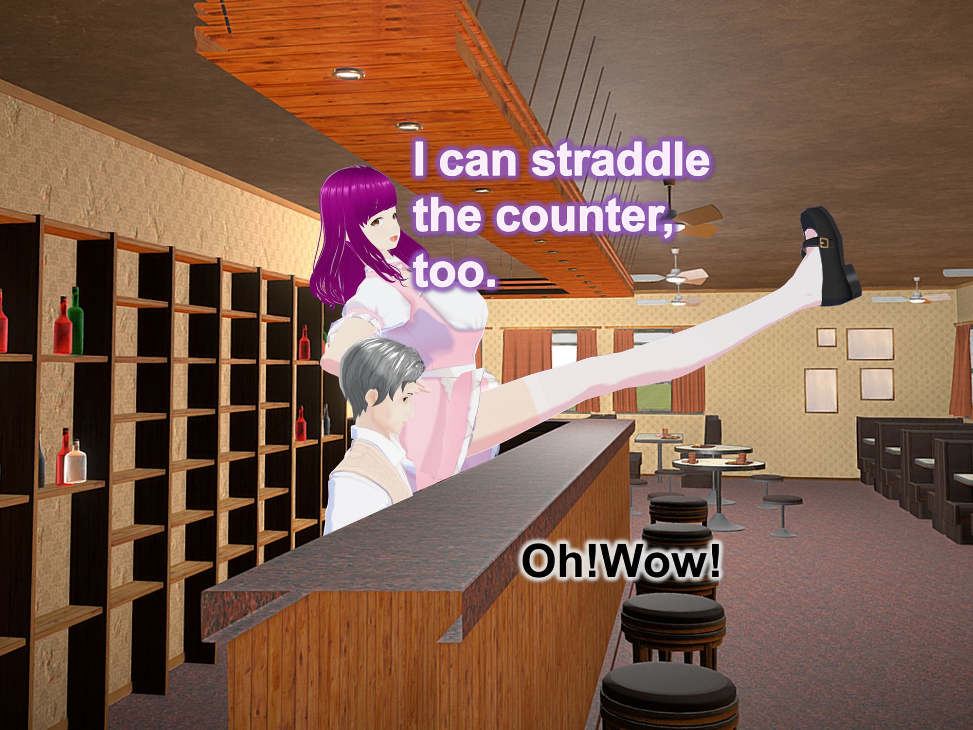 Outgrowing only girls， Overtake boys， Growth sound in the cafe サンプル 4