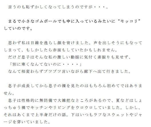 母子相姦体験談 サンプル 1