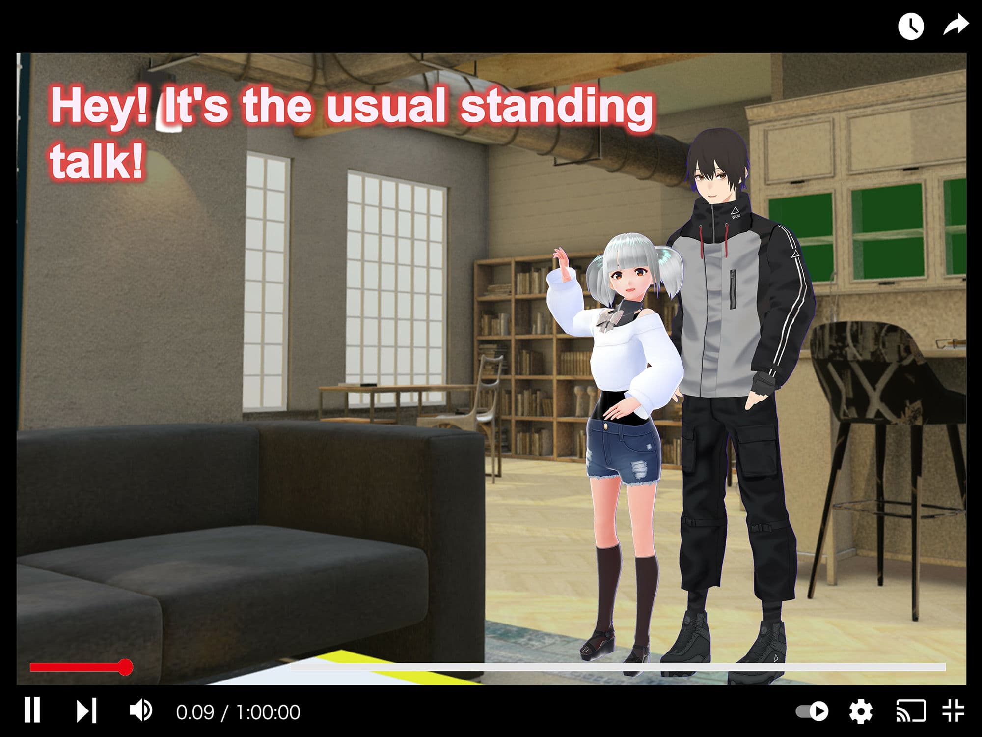 Outgrowing only girls, Overtake boys, Growth sound in video streaming サンプル 2