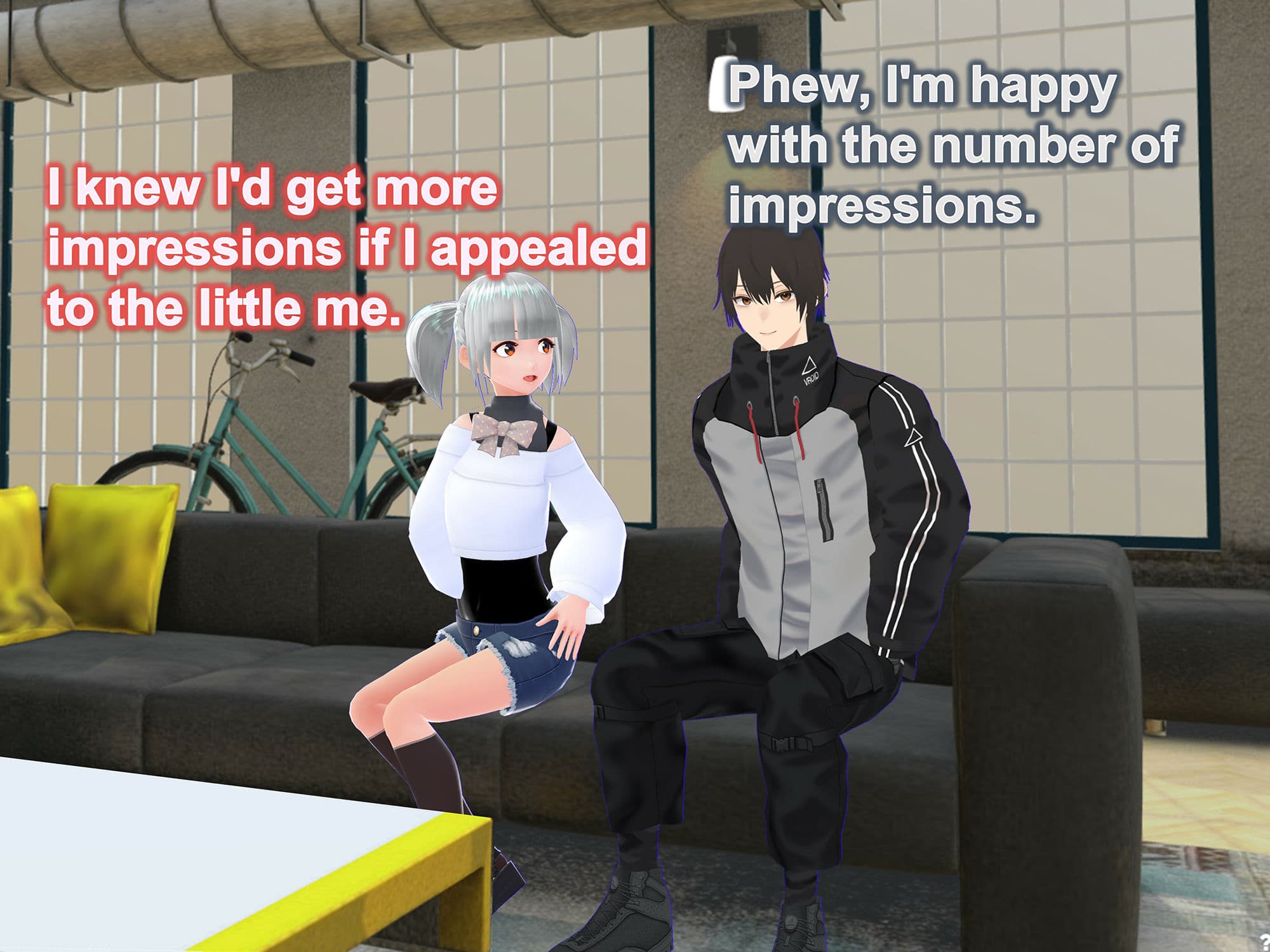 Outgrowing only girls, Overtake boys, Growth sound in video streaming サンプル 3