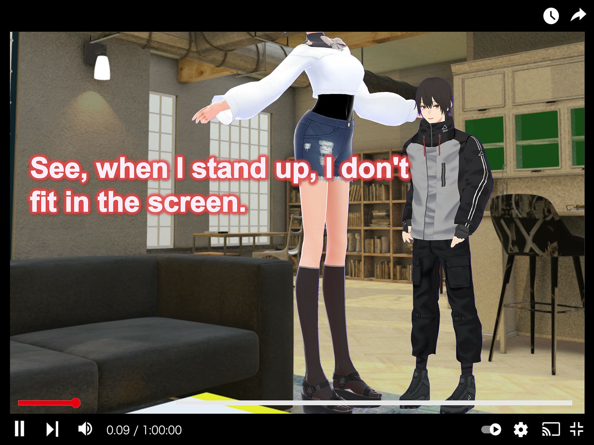 Outgrowing only girls, Overtake boys, Growth sound in video streaming サンプル 8