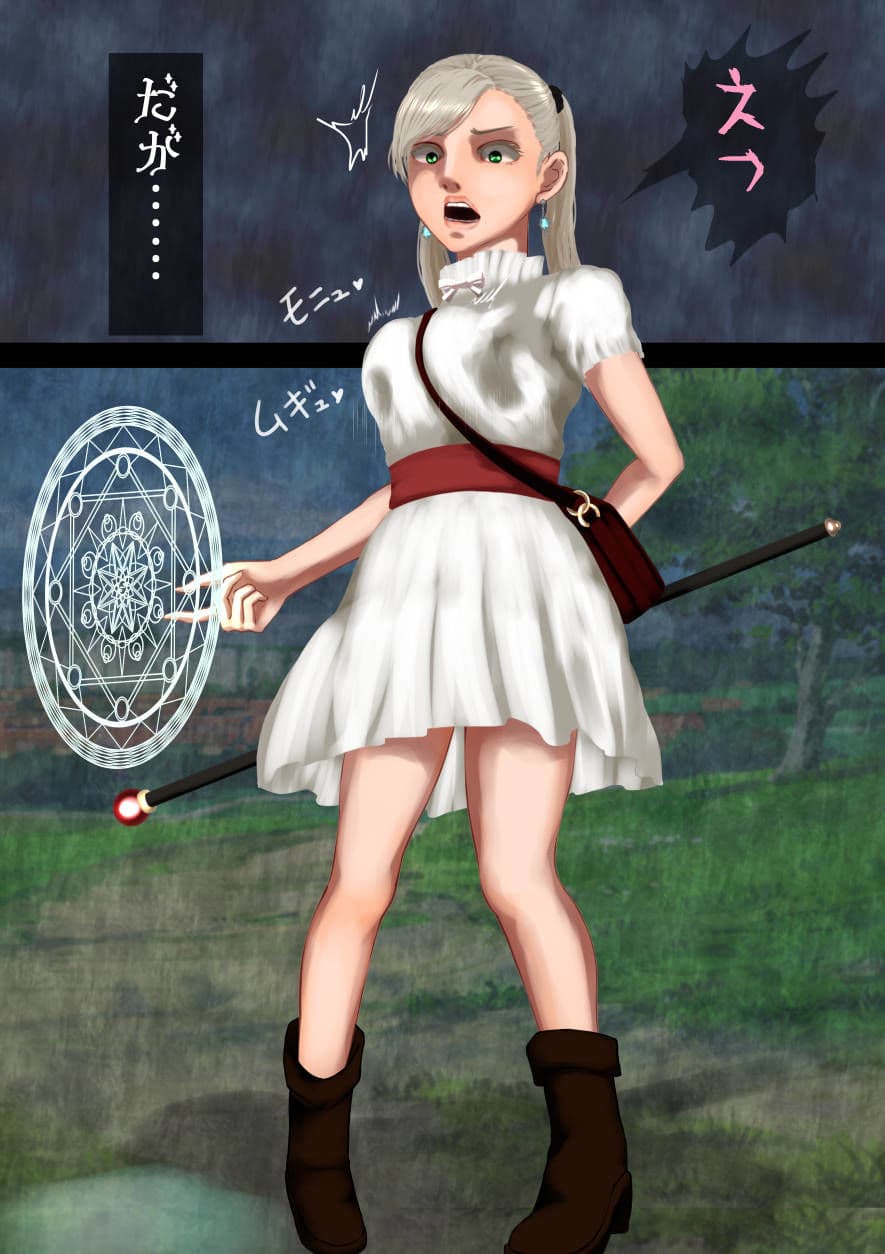 アナル中出しされる美少女神官―リニエと謎の遠隔痴●魔法 サンプル 1