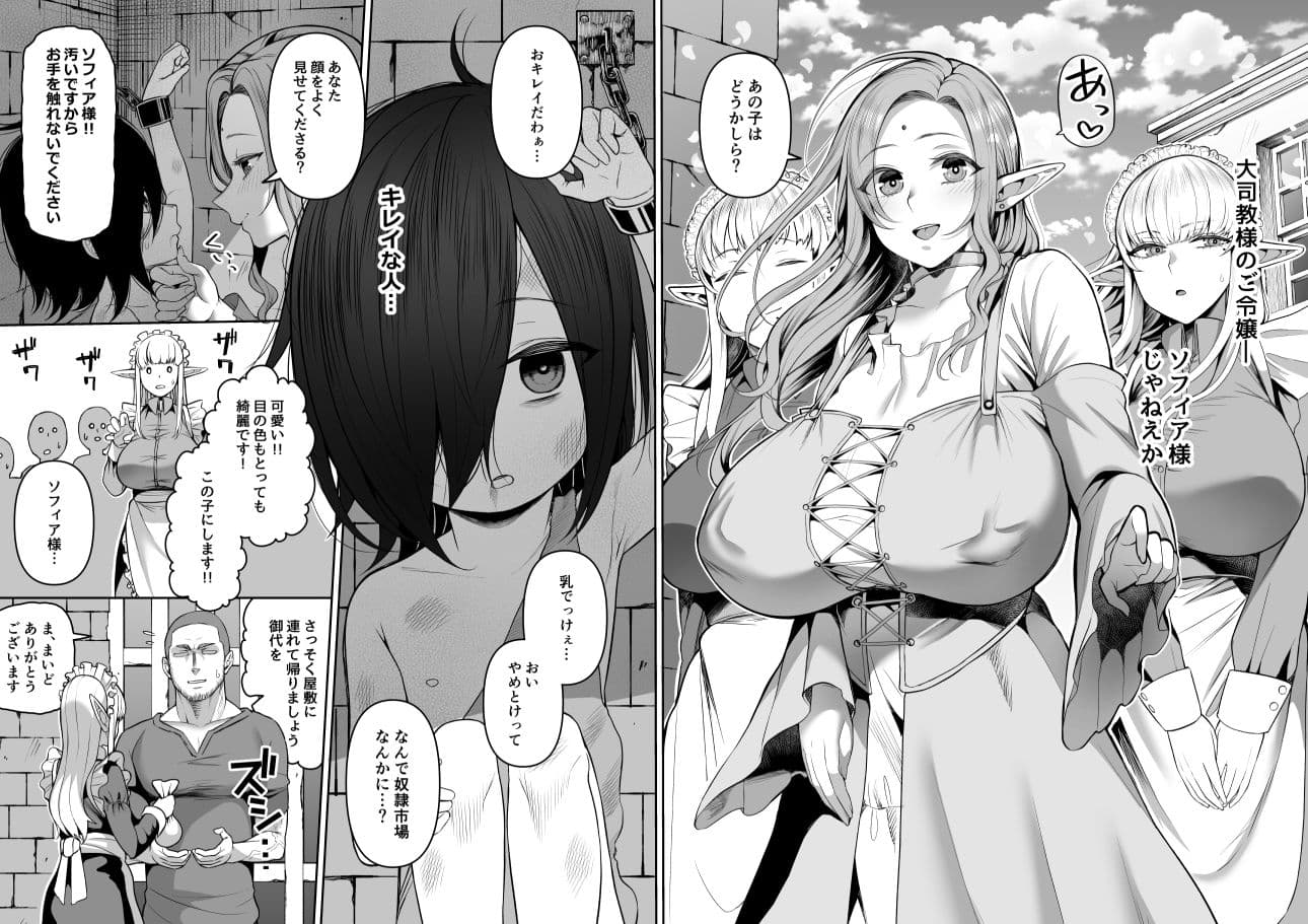 200年もの処女エルフショタを飼う サンプル 2