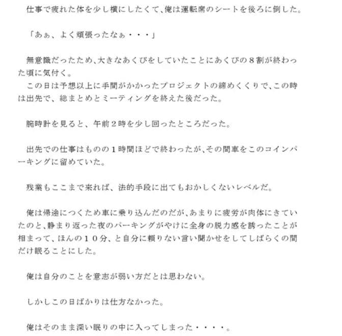 午前2時のコインパーキング サンプル 1