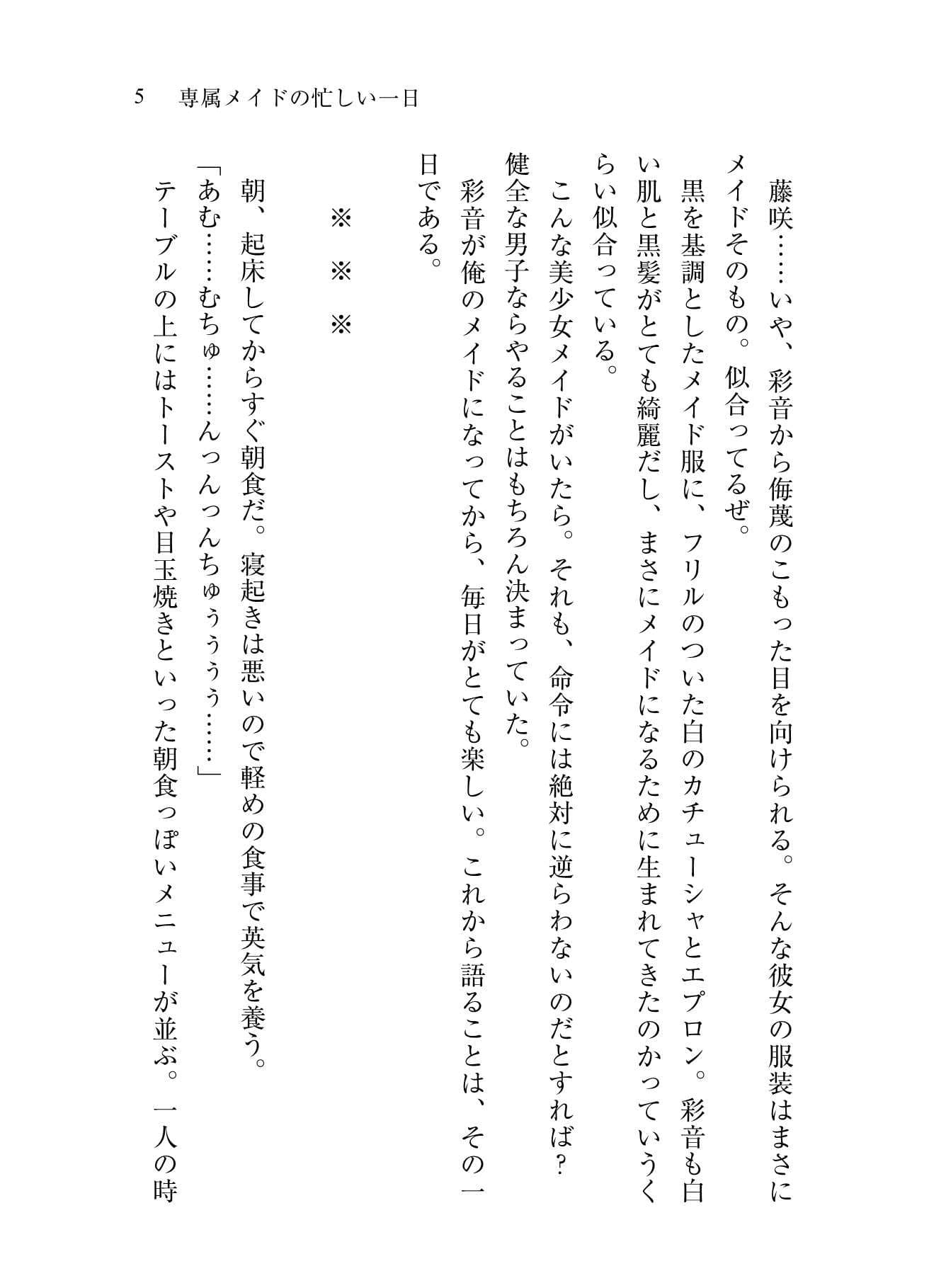 もし学園のアイドルが俺のメイドになったら サンプル 8