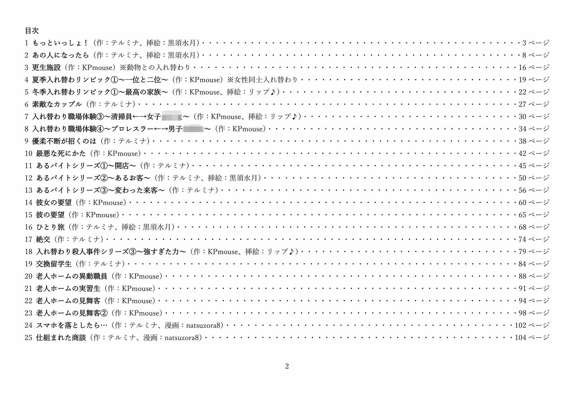 本当は怖い入れ替わり2〜オール戻らないエンド〜 サンプル 1