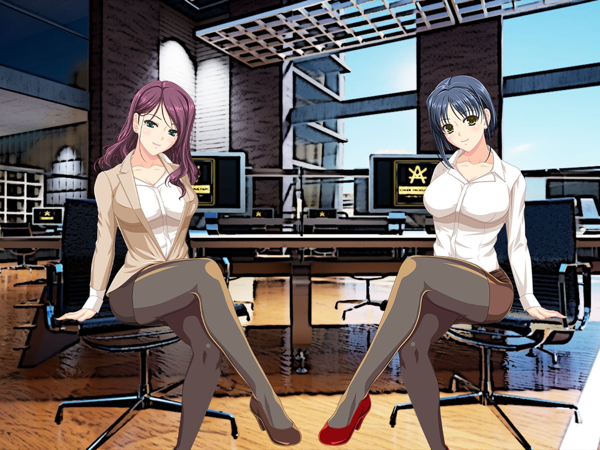 レズカップル様とカモフラージュ用寝取られマゾ サンプル 1