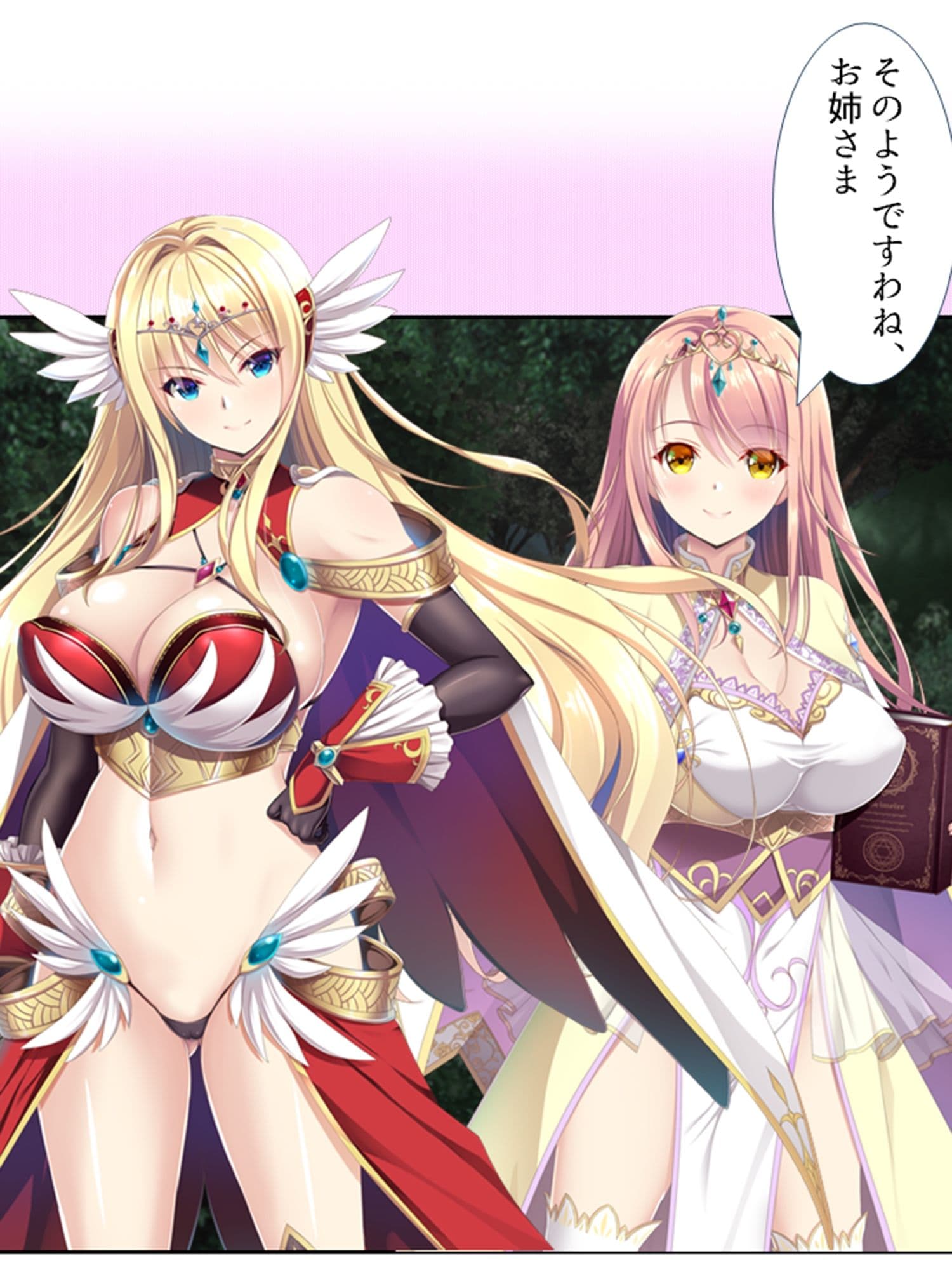 魔物は全員ヤり倒す！変態姉妹のオーク討伐冒険記 1巻 サンプル 1