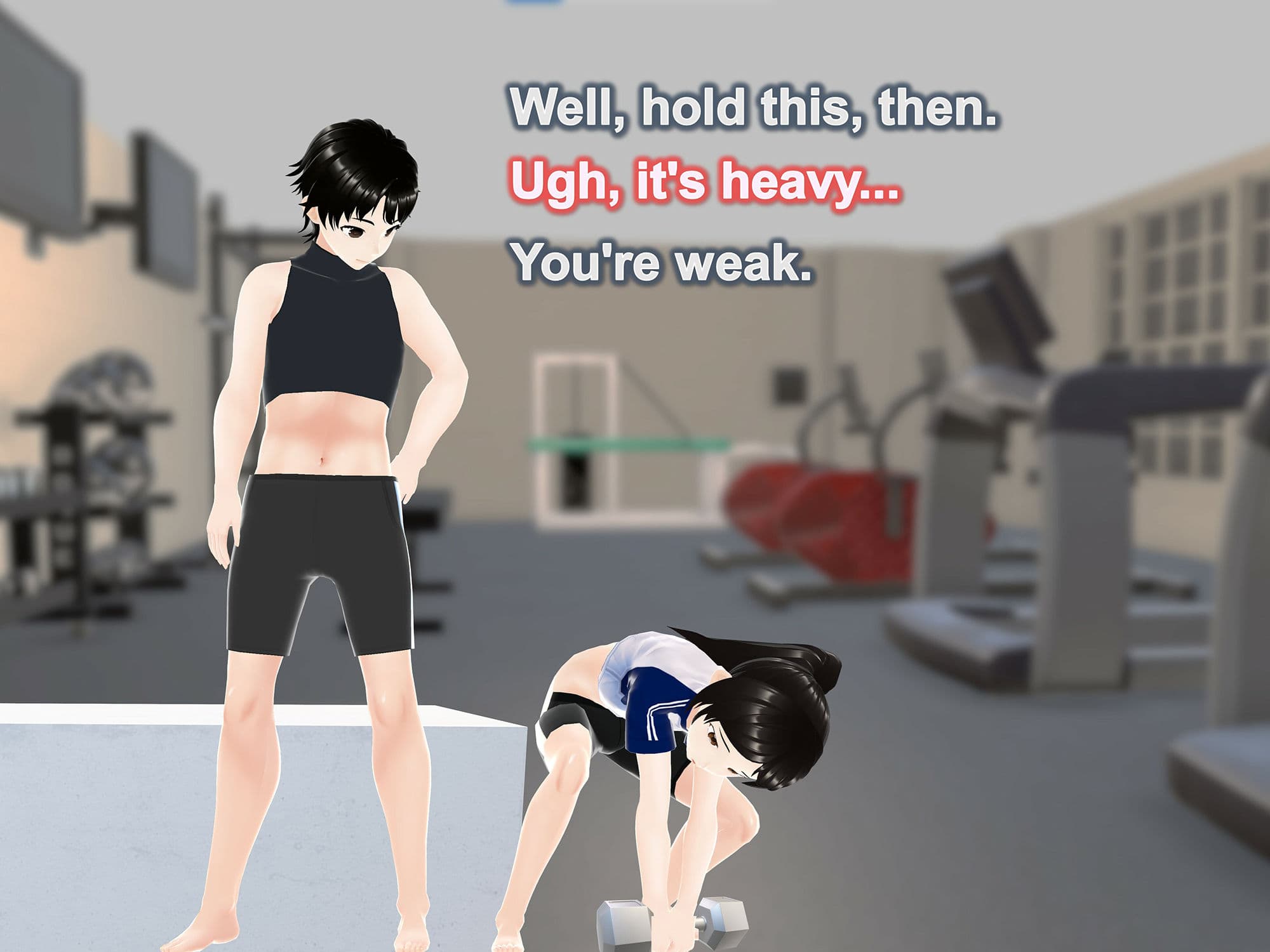 Outgrowing only girls， Overtake boys， Growth sound in the gym サンプル 1