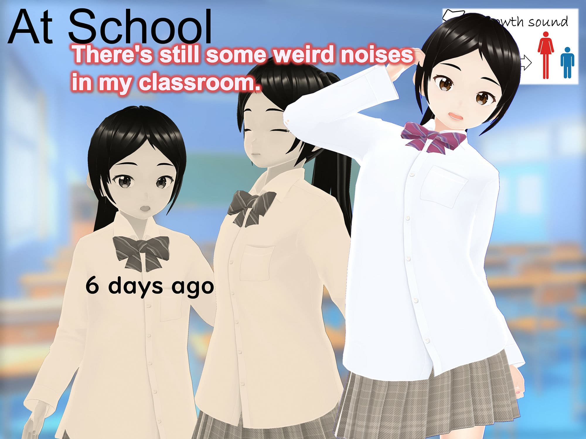 Outgrowing only girls， Overtake boys， Growth sound in the gym サンプル 2