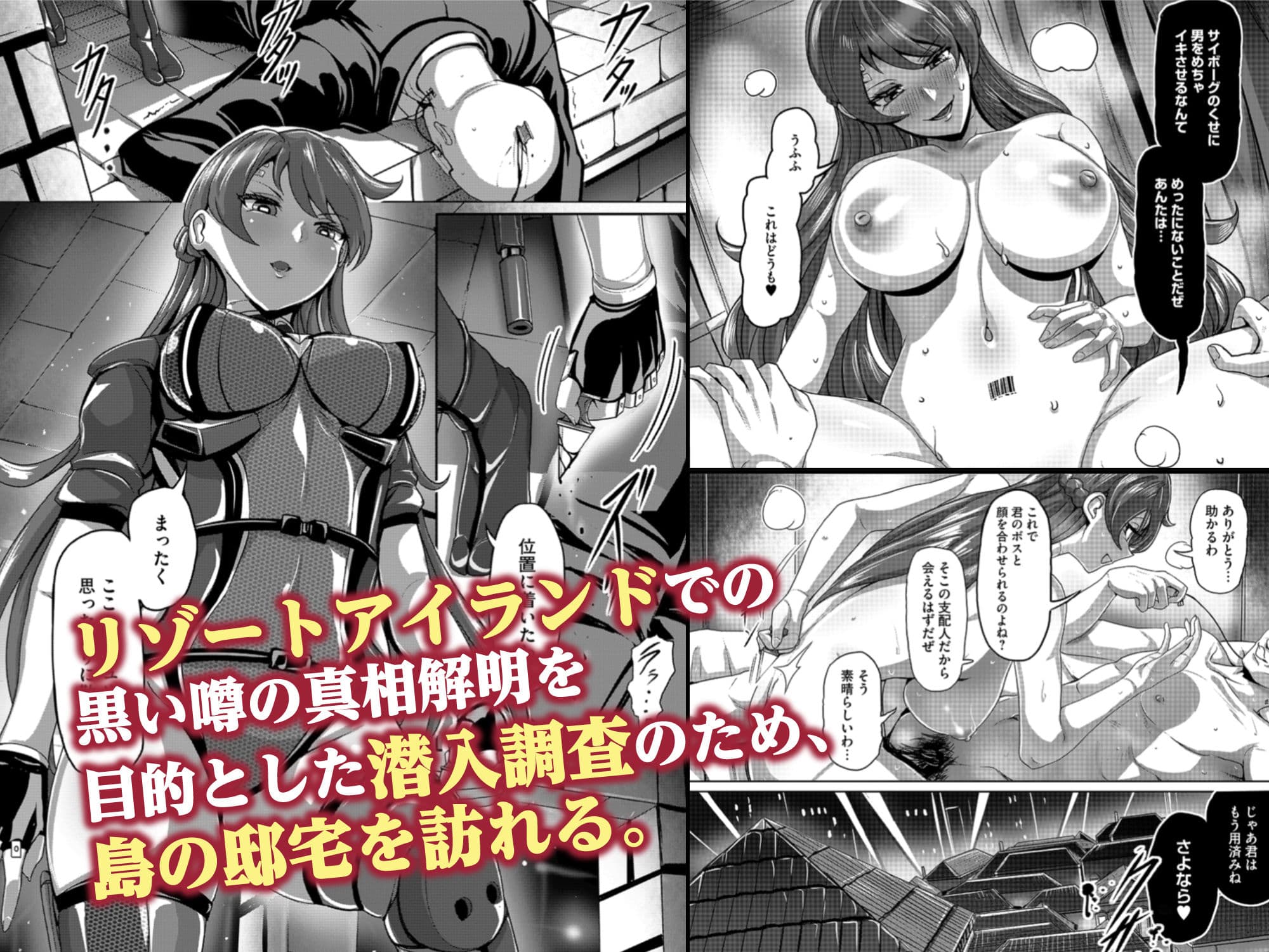 エージェント夜を逝く〜特権階級で復讐対象の竿役に調教され屈辱の快楽堕ちセックス〜 サンプル 2