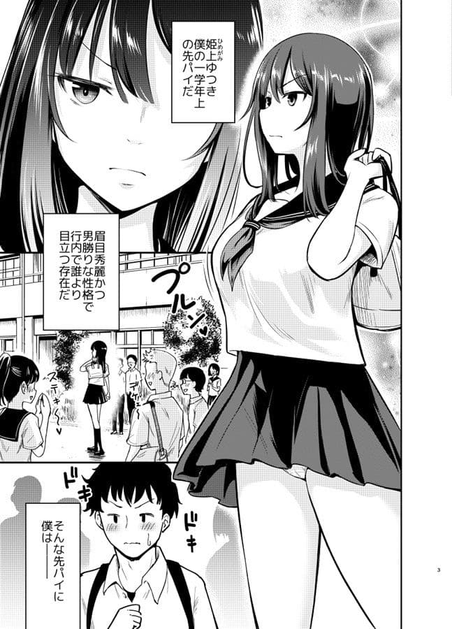 オレっ娘先パイと孕まセックス サンプル 1