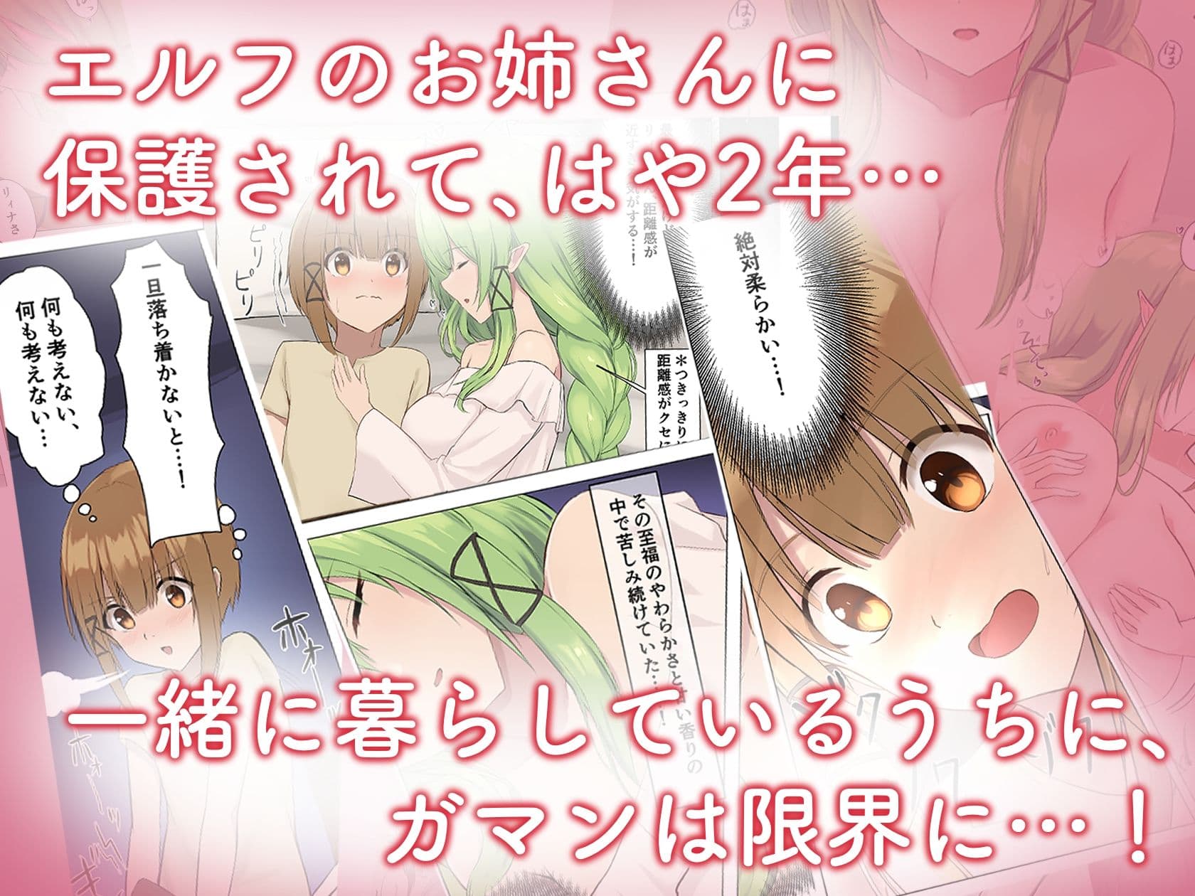 エルフのお姉さんと、もんもん二人暮らし サンプル 1