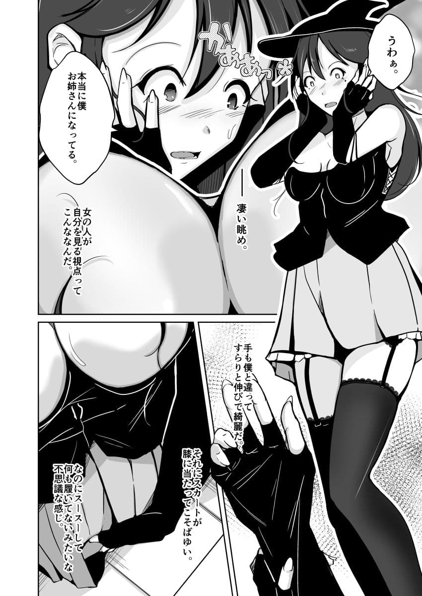 お姉さんに入れ替わりを強要され、女体の虜になった、僕。 サンプル 8