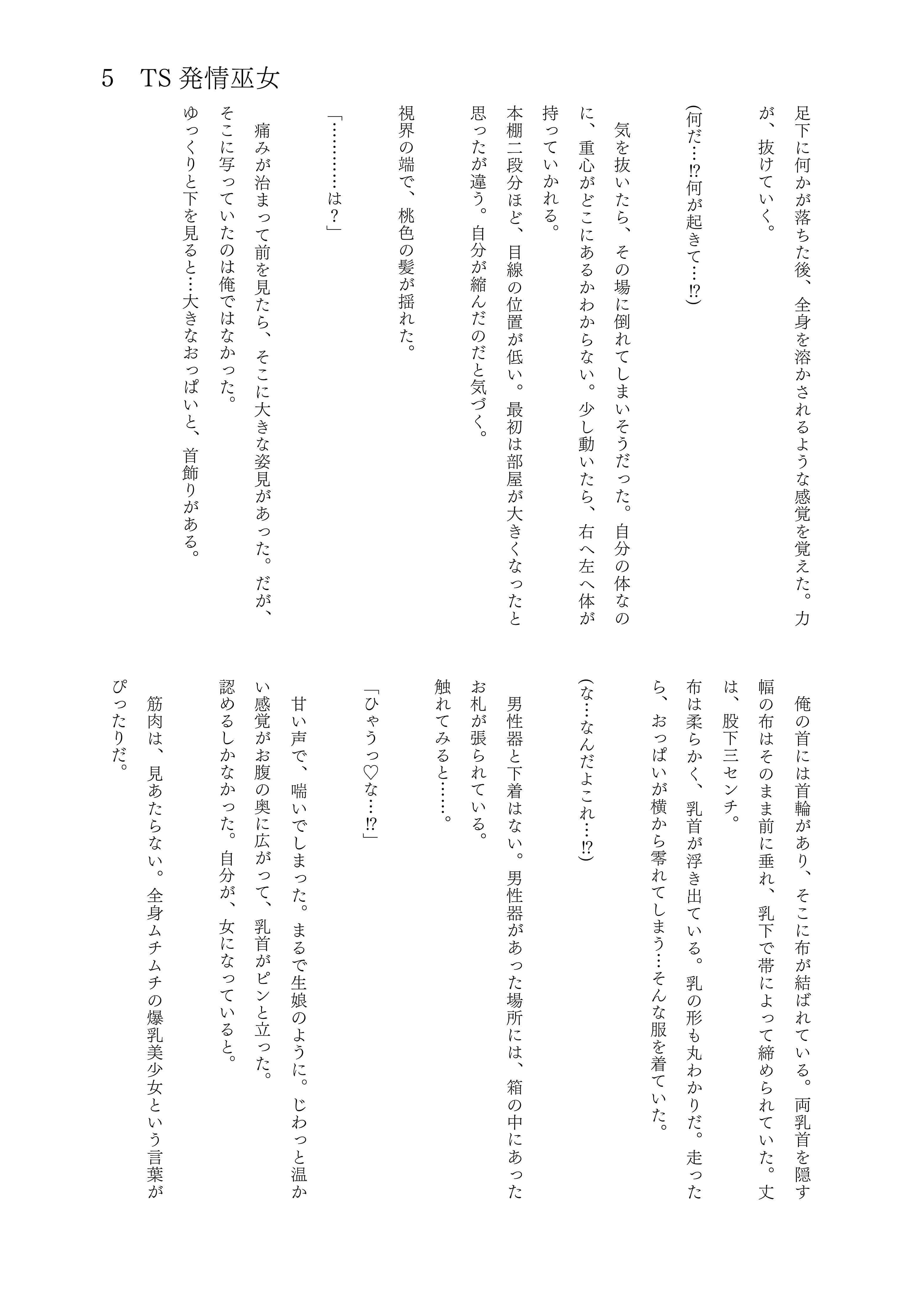 性転小説 集合体1 サンプル 3